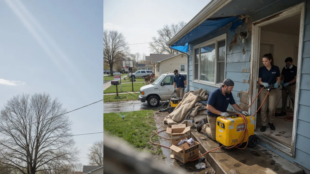 Basement Flood Cleanup in Blandon, PA near me